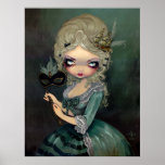 Marie Masquerade lowbrow gothic Rococo Art Print posters