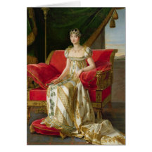 Marie Pauline Bonaparte  Princess Borghese, 1808 Greeting Card