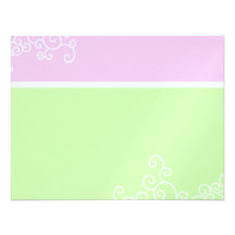 Marielle Shimmer Bat Mitzvah Wedding RSVP lime Personalized Announcement