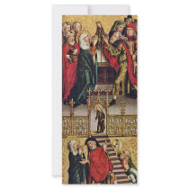 Marienaltar Left Wing Inside: The Temple, Mary By Custom Rack Card