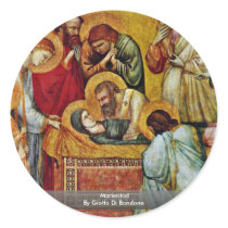 Marientod By Giotto Di Bondone Sticker