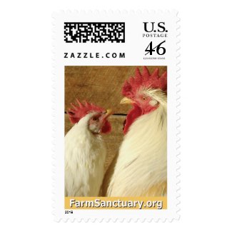 Marigold & Beck the Chickens stamp