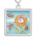 Marigold Bunny Bee, Butterfly and Lady Bug necklaces