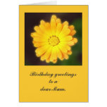 Marigold Mum Birthday Card