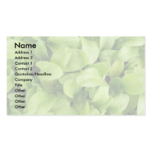 Marigold Seedlings Custom Gardeners Business Car Business Card