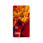 Marigold Up Close Custom Address Label