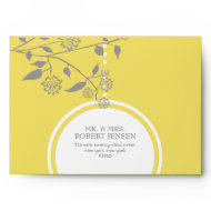 Marigold Wedding Invitation Envelopes envelope