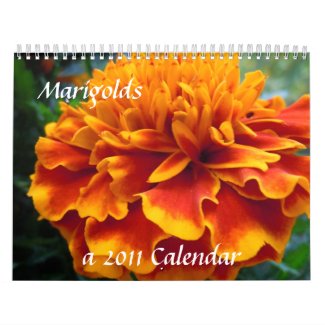 Marigolds 2011 calendar