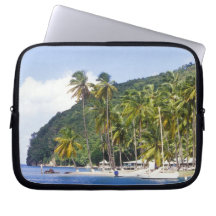 Marigot Bay, St. Lucia, Caribbean Laptop Computer Sleeves
