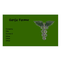 Marijuana Business Card business cards by GanjaFarmer Marijuana Business Card business cards