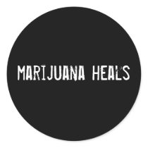 marijuana heals stickers
