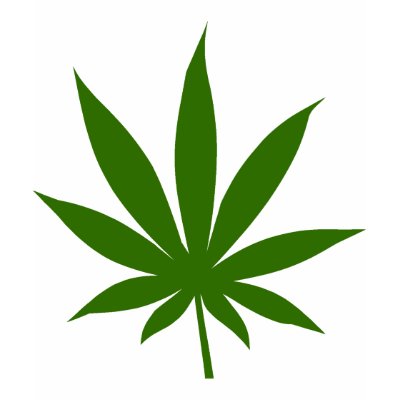 Marijuana Leaf T-Shirt by lelandashtray