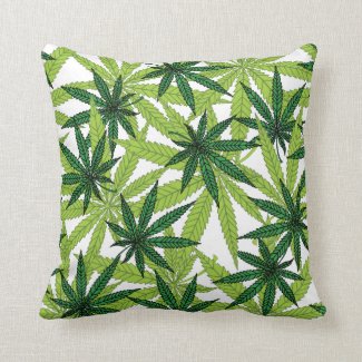 Marijuana Leaves Pillows