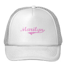 Marilyn Classic Style Name Hat