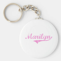 Marilyn Classic Style Name Key Chain