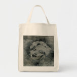Marilyn Stencil Graffiti on Melrose Tote Bag
