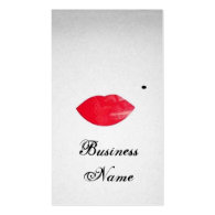 Marilyns Lips Make Up Artist Card Business Card