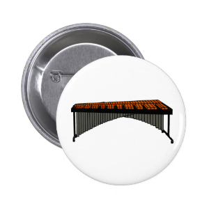 Marimba Design Graphic 1 Pinback Buttons