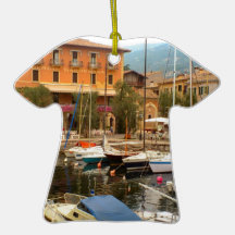 Marina at Menaggio, Lake Como Ornaments