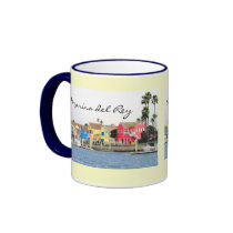 Marina del Rey Mug by Reflekshins Marina del Rey Mug
