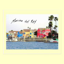Marina del Rey Postcard postcards
