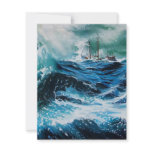 MARINA FOR YACHTING parchment Custom Invitation