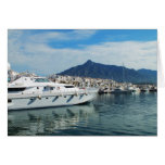 Marina, Puerto Banus, Spain Greeting Card