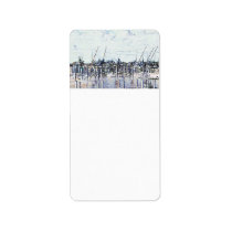 Marina Solarized Invert Boat Photograph Labels