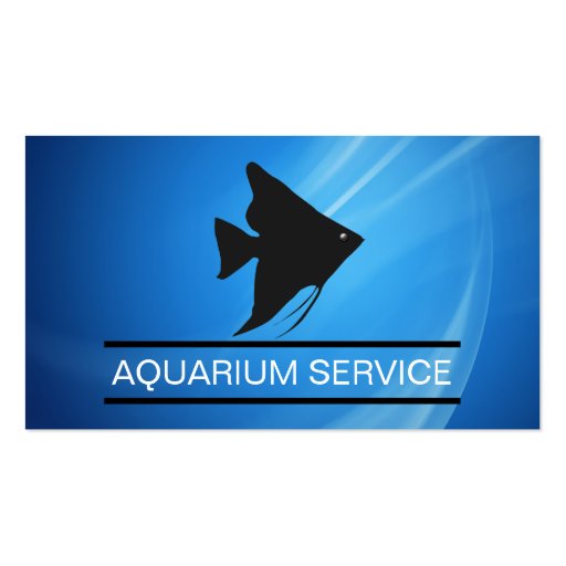 Marine Aquarium Business Cards (front side)