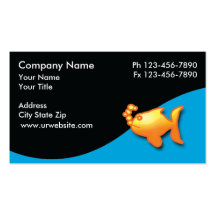Marine Aquarium Business Cards