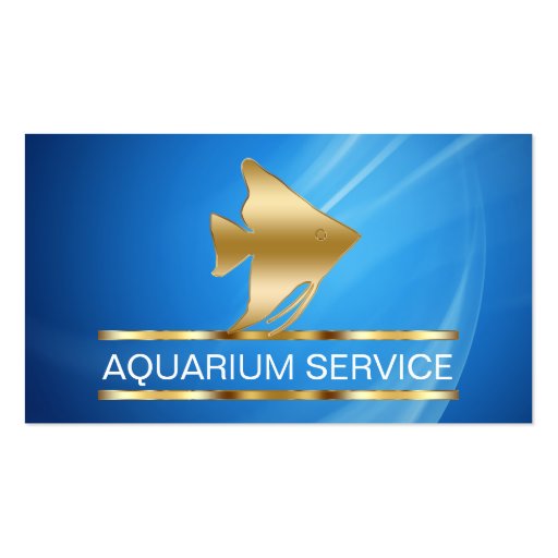 Marine Aquarium Business Cards (front side)