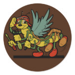 Marine Aviation Squadron Patch Round Sticker