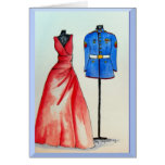 Marine Ball Invitation Card