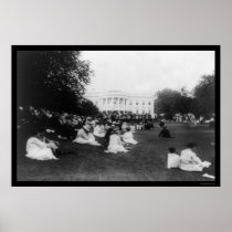 Marine Band Concert at the White House 1921 Print