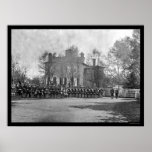 Marine Battalion in Formation, Washington, DC 1864 posters