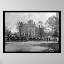 Marine Battalion in Formation, Washington, DC 1864 Posters