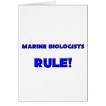 Marine Biologists Rule! cards by professions Marine Biologists Rule! cards
