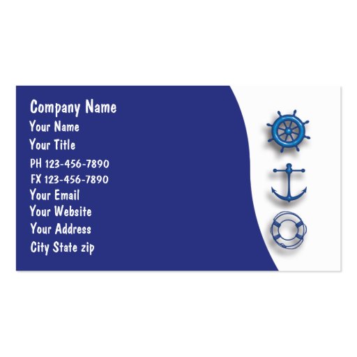 Marine Business Cards