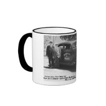 Marine City's First Police Car Coffee Mugs