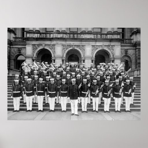 Marine Corps Band, early 1900s Print