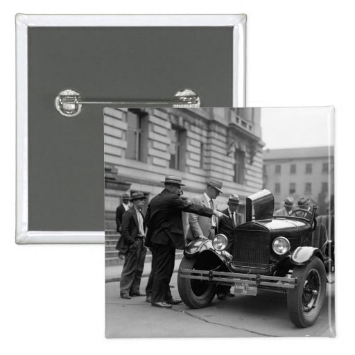 Marine Corps Car: 1926 Pinback Buttons