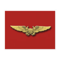 Marine Flight Officer Wings Cards postcards