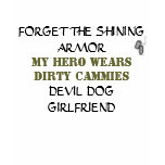 MARINE GIRLFRIEND, DIRTY CAMMIES t-shirts