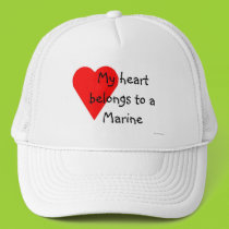 Marine Heart Hat hats