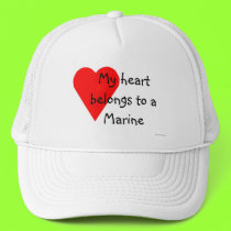 Marine Heart Hat
