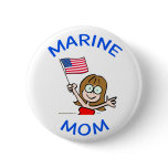 marine mom marines corps patriotism buttons