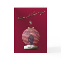 Marine Ornament Christmas Card by Firecrackinmama Marine Ornament Christmas Card