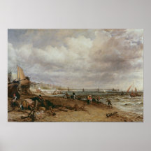 Marine Parade and Old Chain Pier, 1827 Posters