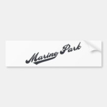 Marine Park Bumper Sticker
