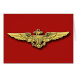 Marine Pilot Wings Cards